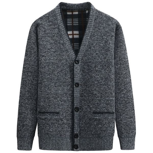 

men's sweaters cardigan men autumn winter thick v neck knitted sweater coats causal warm knitted cardigan men fashion mens clothing 220, White;black