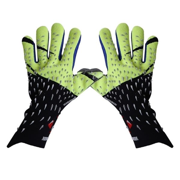 

sports gloves balls 21 22 predator goalkeeper nonslip latex professional finger protection adults goalie 220926, Black