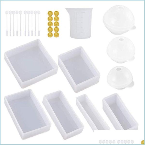 

molds diy jewelry casting molds tools set 7 rec sile resin with mix cup finger stall drop delivery 2021 equipment nanashop dha6p