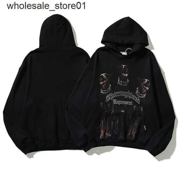 

men's hoodies designer sweatshirts essential print sweater fashion brand loose casual hooded sweater for men women, Black