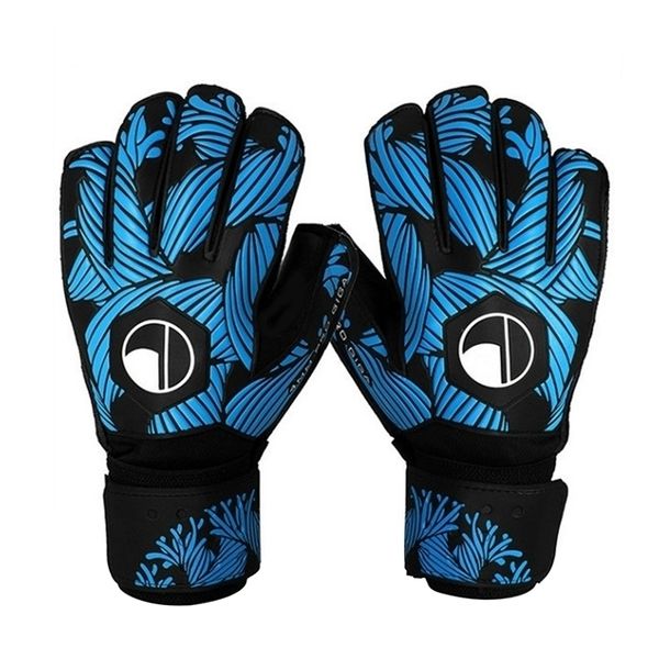 

sports gloves balls 1 pair full finger guard antislip wearresistant goalkeeper latex 220926, Black