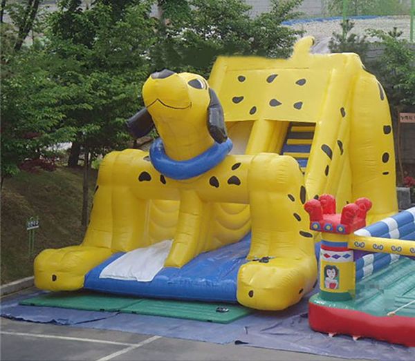 

outdoor games & activities giant inflatable water dog slide for pool use