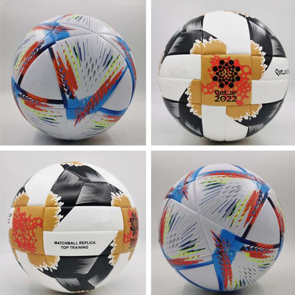 

2022-23 world cup soccer ball size 5 high-grade nice match football ship the balls without air national team