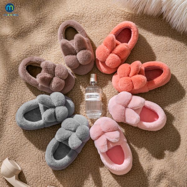 

slipper children indoor slippers for home soft girls winter warm fluffy kids shoes mum dad floor baby boys miaoyoutong 220928, Black;grey