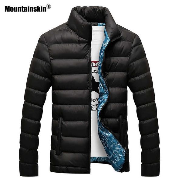 

men's jackets mountainskin winter men jacket 2021 brand casual mens jackets and coats thick parka men outwear 6xl jacket male clothing, Black;brown