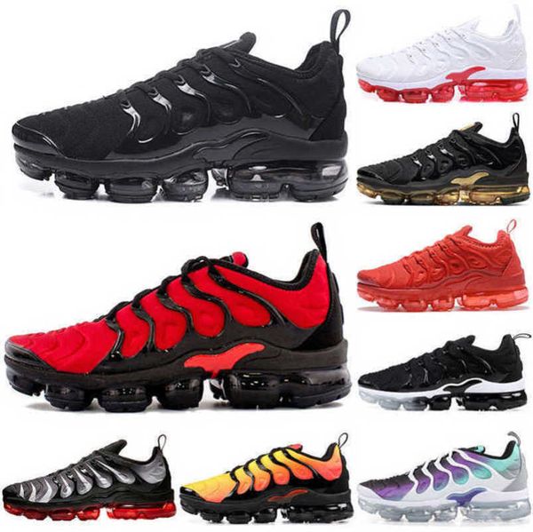 

2021 classic running shoes plus men women bred bumblebee core black dmp hyper violet lemon lime red shark tooth blue fury aurora green zebra