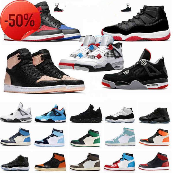 

mens 1 1s travis scotts fearless bred 11 11s concord 45 space jam men basketball shoes white cement 4 4s what the women sport shoe