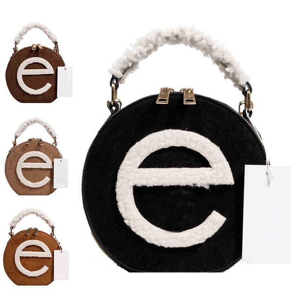 

shoulder bags new circular bags women designer handbags classic design brown handbag crossbody bags purse 220928