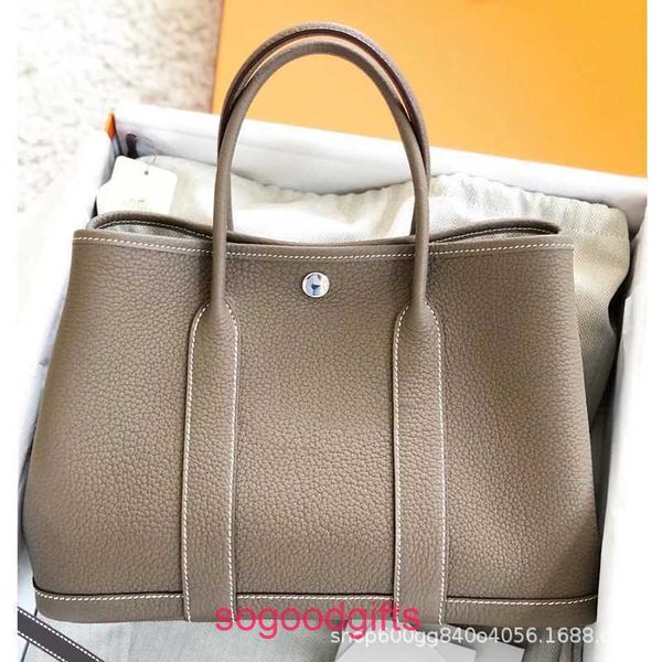 

h ermes handbag garden party bags women crossbody designer tote handbags bag 2023 new fashion leather bag with real logo