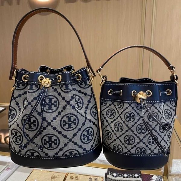 

designer torysburchs bags tb 22 year jacquard bucket liu wen same old large capacity portable single shoulder messenger with gift box