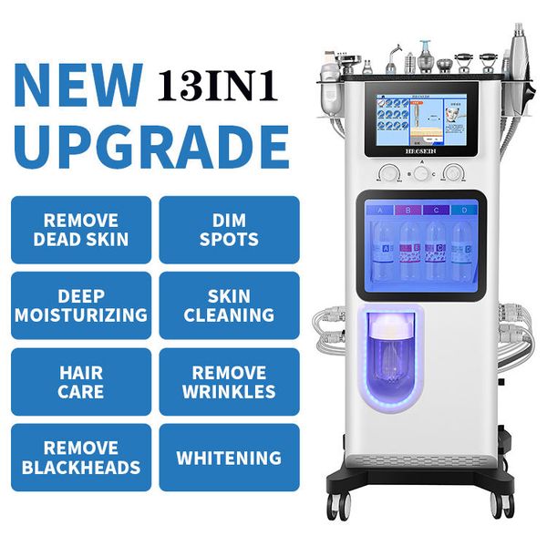 

13in1 spa hydra dermabrasion diamond skin resurfacing bio microcurrent microdermabrasion peeling acne treatment