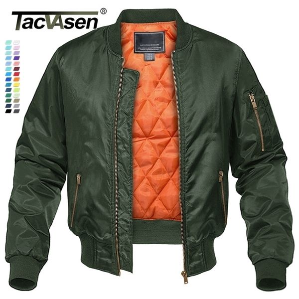 

men's jackets tacvasen winter military outwear mens cotton padded pilot army bomber coat casual baseball varsity 220928, Black;brown