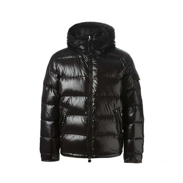 

new fashion 2021 men winter down jacket puffer jackets hooded thick coats mens women couples parka winters coat, Black
