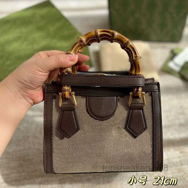 

evening bags tote bag cross body bags women single shoulder handbag bamboo double handle adjustable disassembly shoulder strap bottom rivet