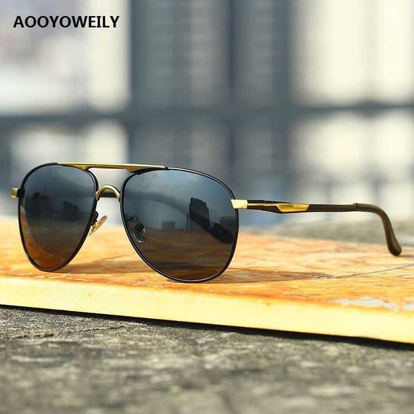 

2021 new polarized men women pilot vintage sunglasses driver sun glasses male fishing female goggles anti-glare uv400 0928, White;black