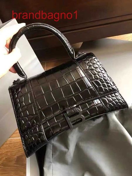 

designer balencig hourglass bags for women handbags price 2022 trendy fashion versatile premium crocodile embo