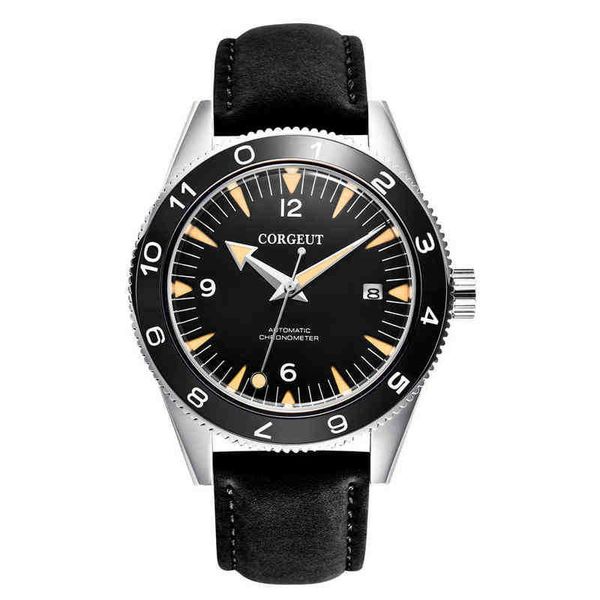 

omeg watches for men luxury watch designer 41mm corgeut waterproof mechanical men's diving movement transparent hjm2, Slivery;brown