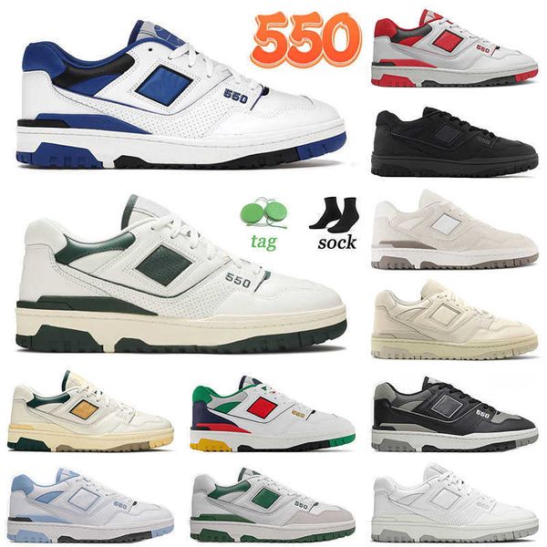 

550 sea salt b550 bb550 basketballs shoes skater shoe rich paul shadow oak leaf green syracuse unc white trainers women men silver, Black