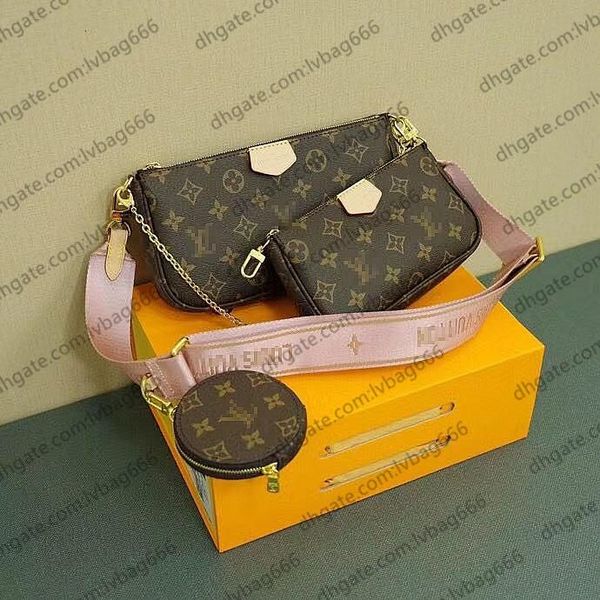 

3-piece set handbag shoulder chain bag women messenger bags