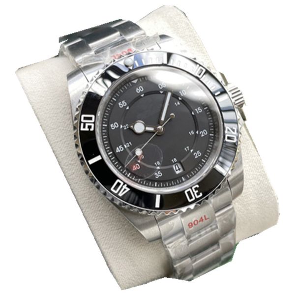 

watch mens watch automatic mechanical watches stainless steel strap classic design scratch resistant seven colors 40mm fashion wristwatch, Slivery;brown