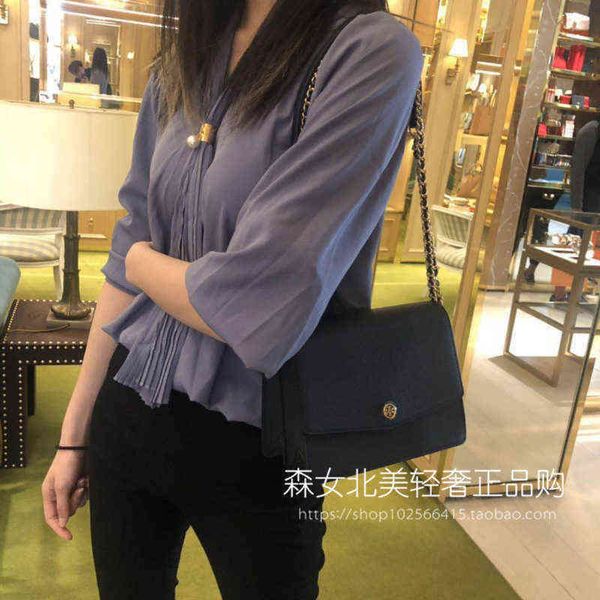 

tory shoulder designer bags luxury brand fashion simple square tassel bag women's real leather chain phone handbags zhouzhoubao123 6v3v