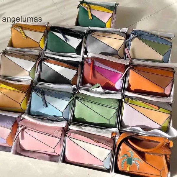 

loewss designer handbags handbag leather crossbody classic bag puzzles bags single shoulder messenger 25cm women's