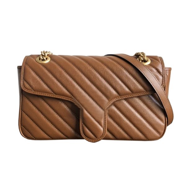 

7a r bags heart shaped chain bag 443497 one shoulder messenger underarm fashion classic women's genuine leather bag wave pattern luxury