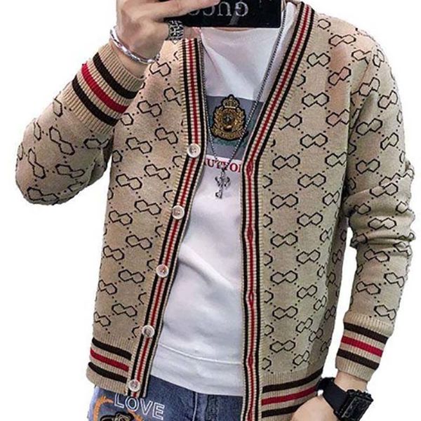 

men's sweaters spring and autumn plaid sweater jacket men's cardigan fashion sweater men's fashion longsleeved british style, White;black