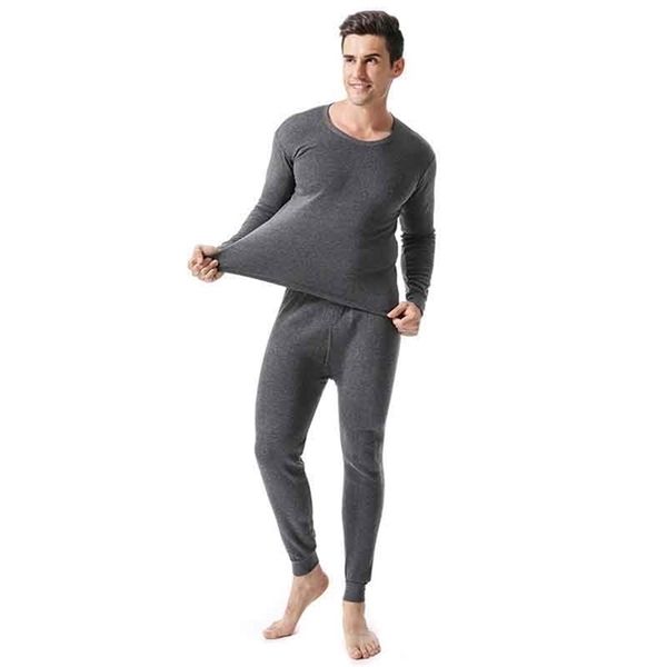 

men's thermal underwear solid set winter warm fleece compression quick drying long johns clothes 220928, Black;white