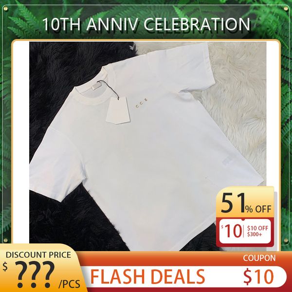 

summer mens t shirt loose men womens designer short sleeves size m-5xl, White;black