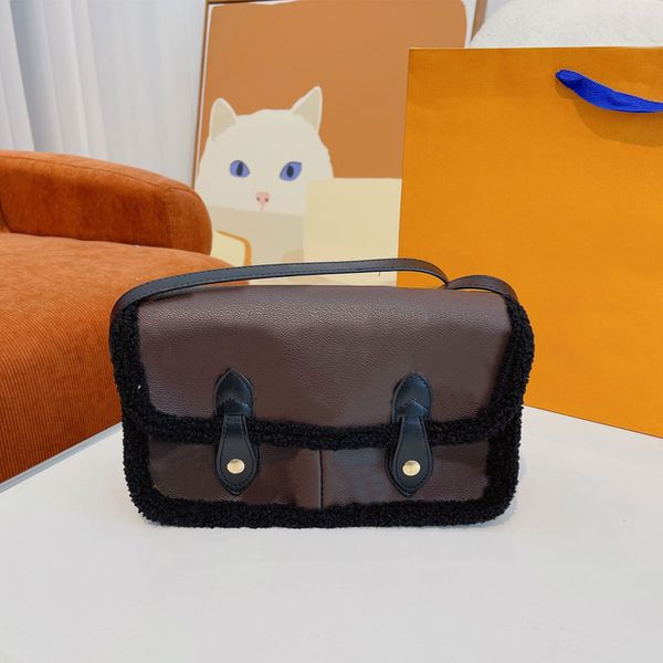 

lambhair cross body bag women patchwork totes handbag purse fashion letters shoulder bag stars dot print interior zipper pocket real leather