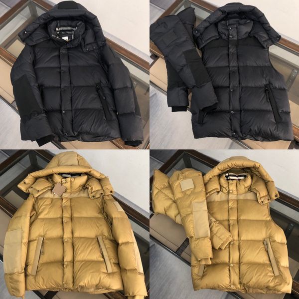 

2023new women's plaid style downs jacket womens down thick clothing casual winter clothes designer, Black