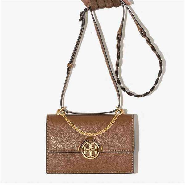 

tory shoulder designer bags luxury brand fashion simple square tassel bag women's real leather chain phone handbags zhouzhoubao123 56cu