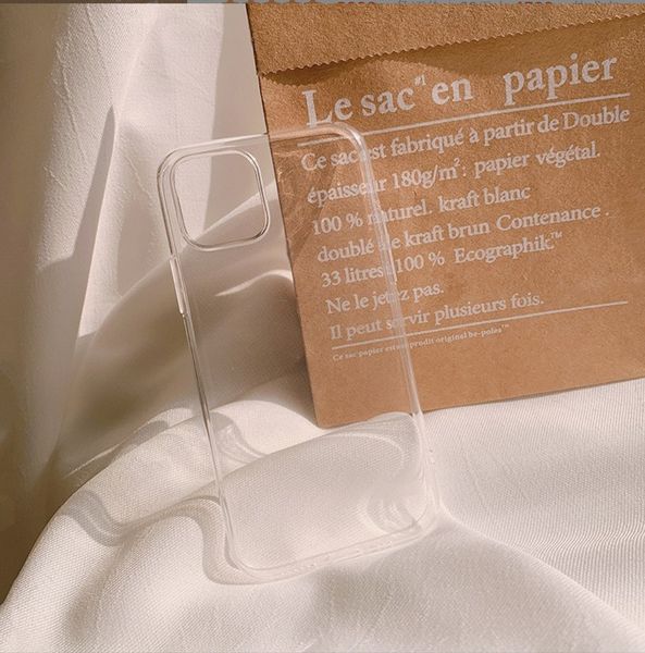 

ultra thin clear iphone case for iphones 11 12 13 14 pro xs max xr x soft tpu silicone fit iphone 8 7 6 plus back cover cases dhl