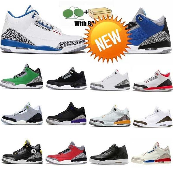 

designer 3s basketball shoes 3 midnight navy university blue black racer fragment court purple cool grey unc tinker mens sports trainers p