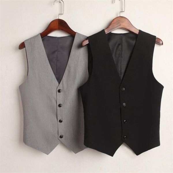 

women's vests #0712 summer v-neck women thin loose waistcoat single breasted sleeveless blazer female slim short femme buttons 220928, Black;white