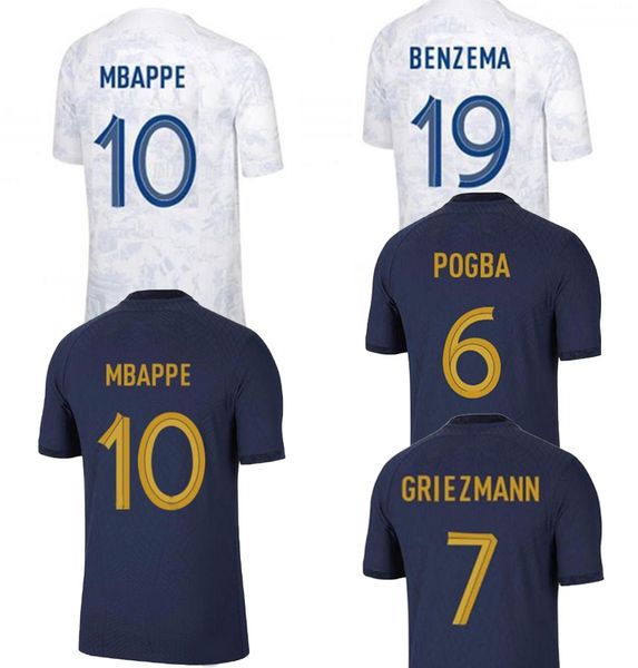 

france 10 mbappe 9 giroud soccer jerseys customized 22-23 home thai quality yakuda 7 griezmann 19 benzema 22 t.hernandez 2 pavard 8 tchouame, Black;yellow