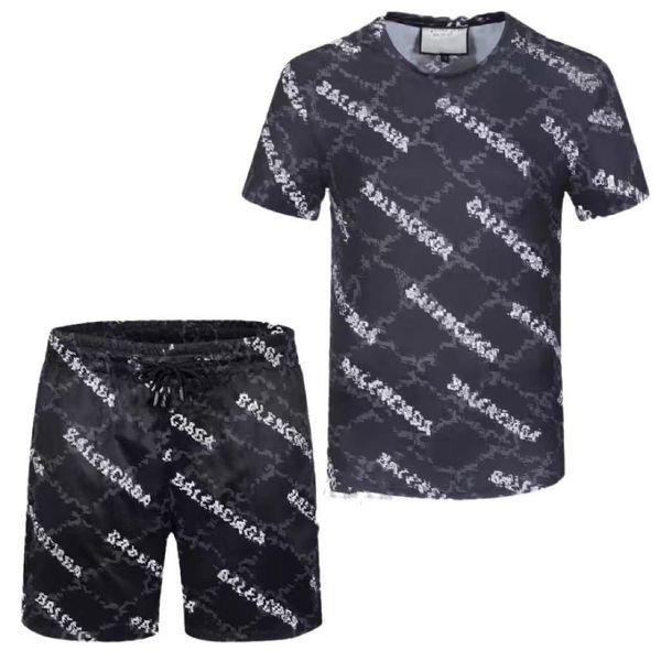 

mens designers red t-shirt jogging suit men tracksuit pullover running sweatshirt man short sleeve jogger pants fashion sweat track, Gray