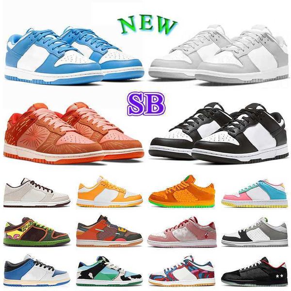 

casual shoes designer sneakers sports trainers suede leather blue fog grey winter solstice black white falts 2022 new sb low mens womens
