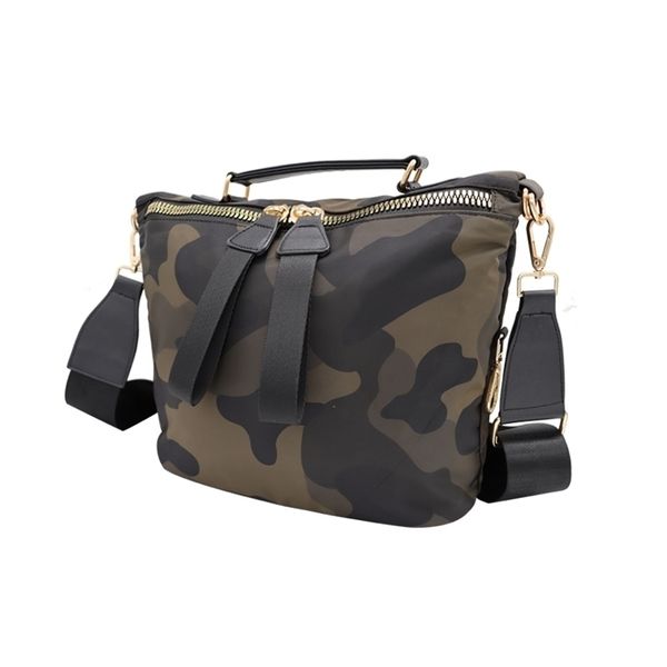 

evening bags waterproof nylon cross body est camo women messenger travel fashion tote with multi- pocket for 220928