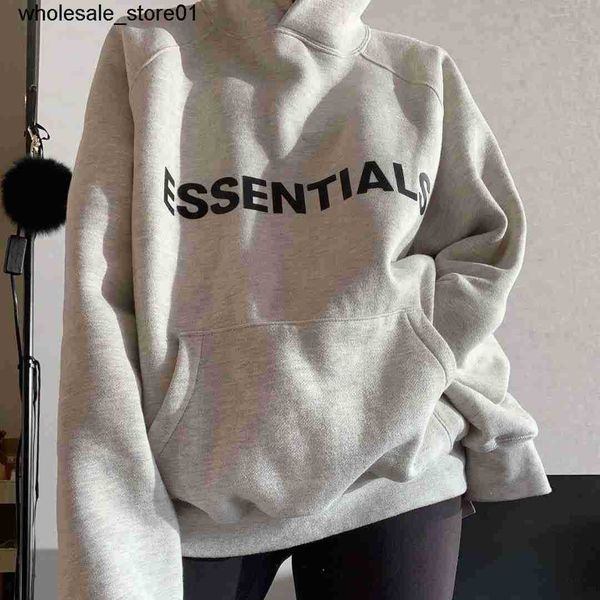 

new men's hoodies designer sweatshirts essential fashion hooded sweater men's fashion autumn, Black