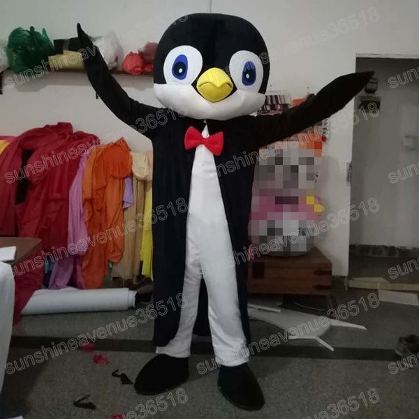 

halloween penguin mascot costume animal theme carnival adults outfit fursuit christmas birthday party dress, Red;yellow