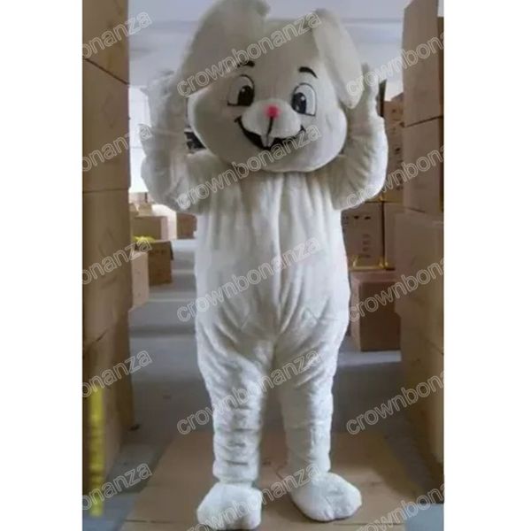 

halloween white rabbit mascot costumes cartoon character outfit suit xmas outdoor party outfit size promotional advertising clothings, Red;yellow