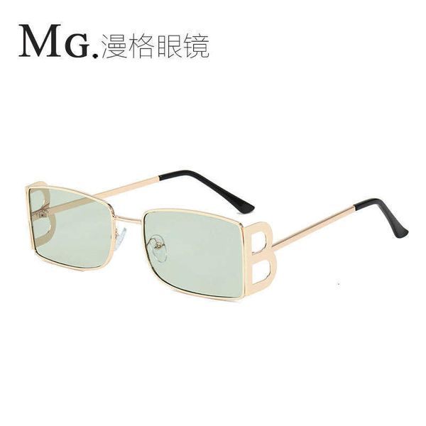 

sunglasses 2022 new fashion b letter symbol ins personality, White;black