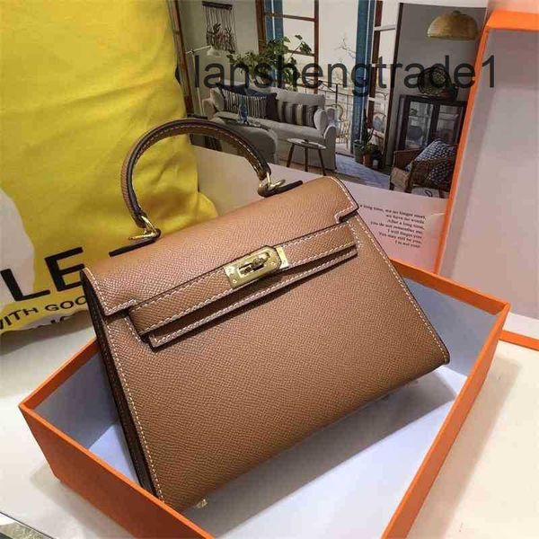 

women's designer herme women 2023 leather bag niche high-end fashion versatile second generation ke1ly mini ha 1jfx 64ly