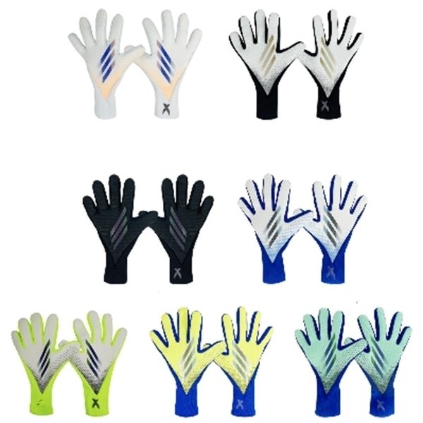 

sports gloves latex goalkeeper gloves x football professional gk soccer trainging glove 220926, Black