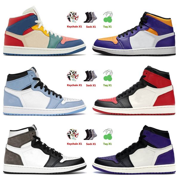 

fashion og jumpman basketball shoes lakers denim hyper royal chicago twist black white carbon fiber pine green for mens women trainers 36-46