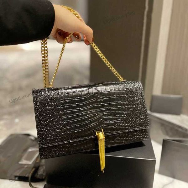

5a shoulder bag designer leather golden chain wallet quality crossbody for women classic famous brand shopping purses 220303