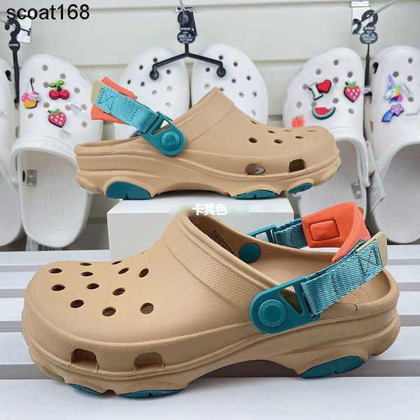 

slippers designer cave croc clog beach men women shoe summer fashion couple sandals, Black