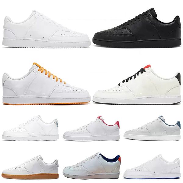 

court vision low running shoes triple white black rose pink sail university red navy game royal men women trainers sports sneakers sneaker p